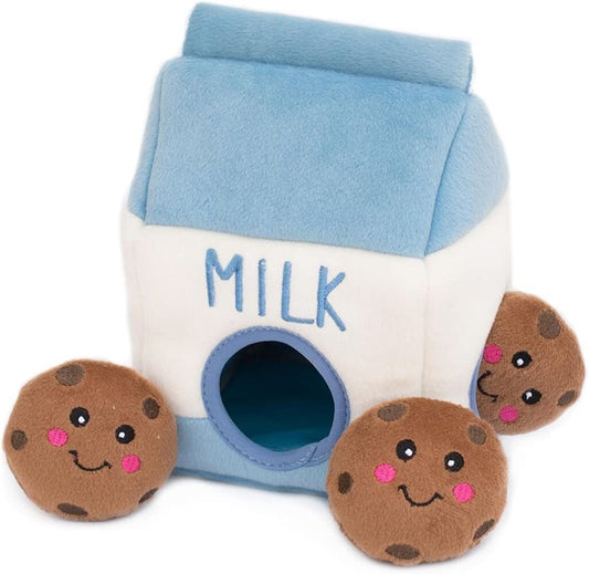 Milk and Cookies - Plush Dog Puzzle