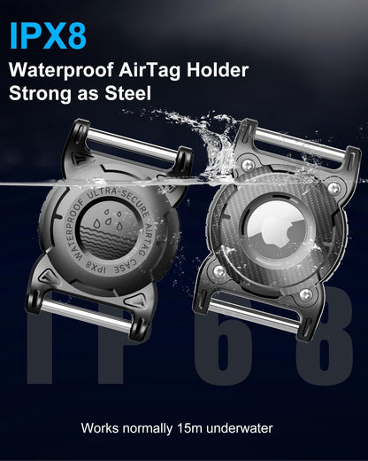 Waterproof Airtag Dog Collar Holder