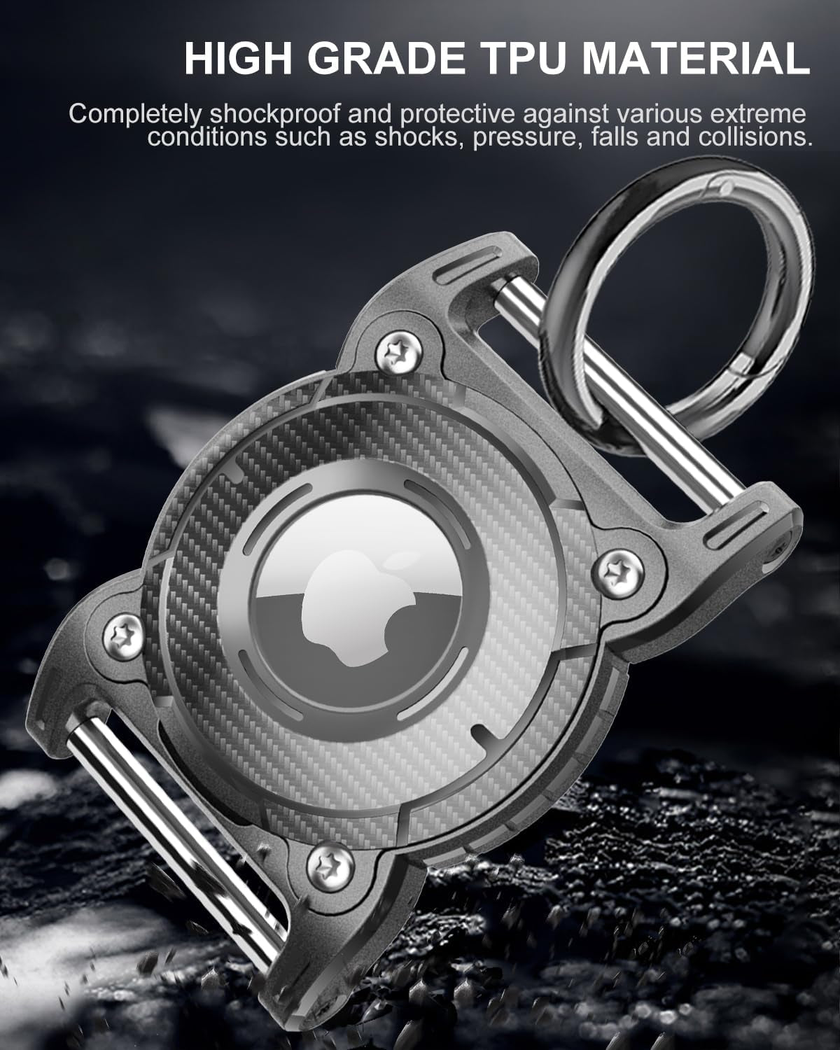 Waterproof Airtag Dog Collar Holder
