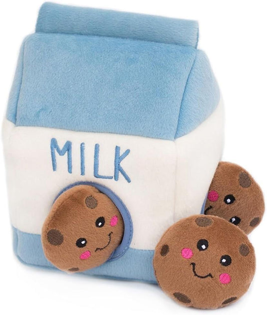 Milk and Cookies - Plush Dog Puzzle