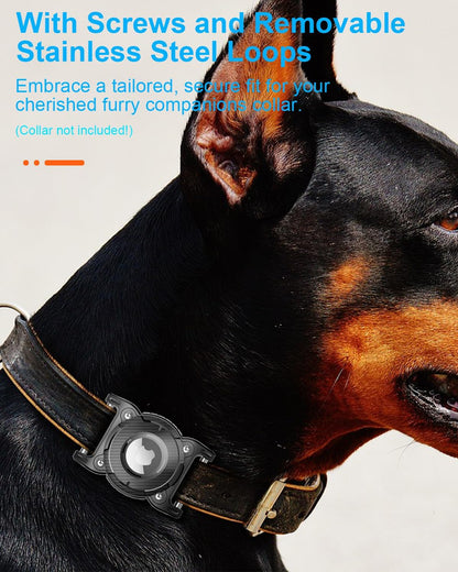 Waterproof Airtag Dog Collar Holder