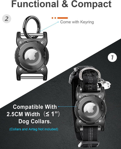Waterproof Airtag Dog Collar Holder